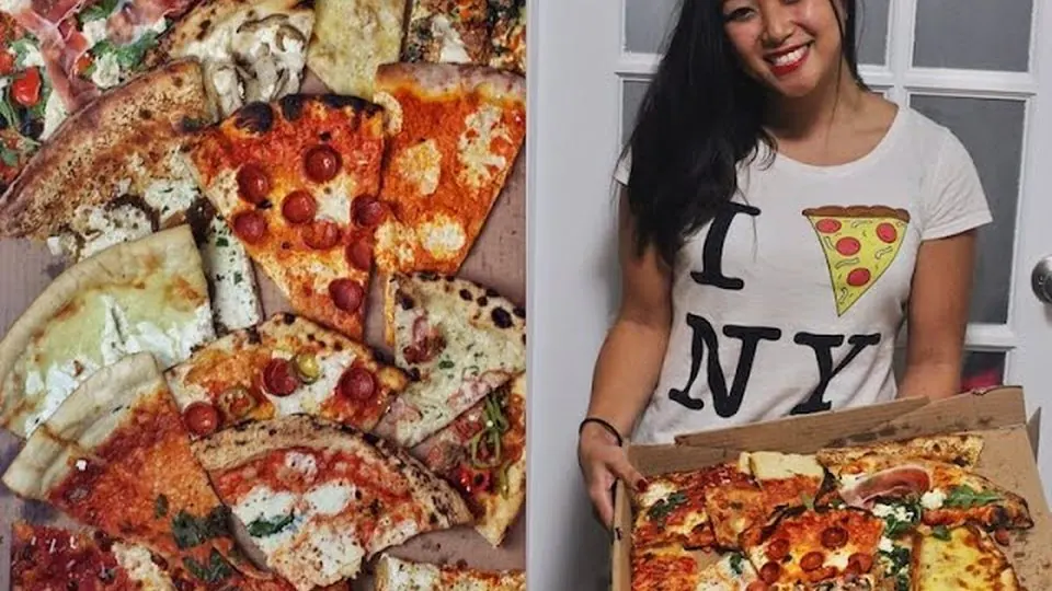 Papi Stan video thumbnail with pizza